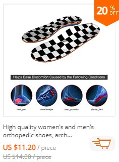 Plantar Fasciitis Orthopedic Sport Insole Men Women Sneaker Flat Feet High Arch Support Orthotic Insoles Plantillas Insert Sole