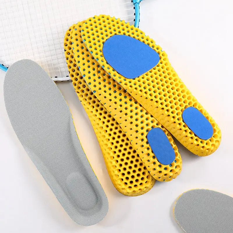 Memory Foam Insoles For Shoes Sole Mesh Deodorant Breathable Cushion Running Insoles For Feet Man Women Orthopedic Insoles