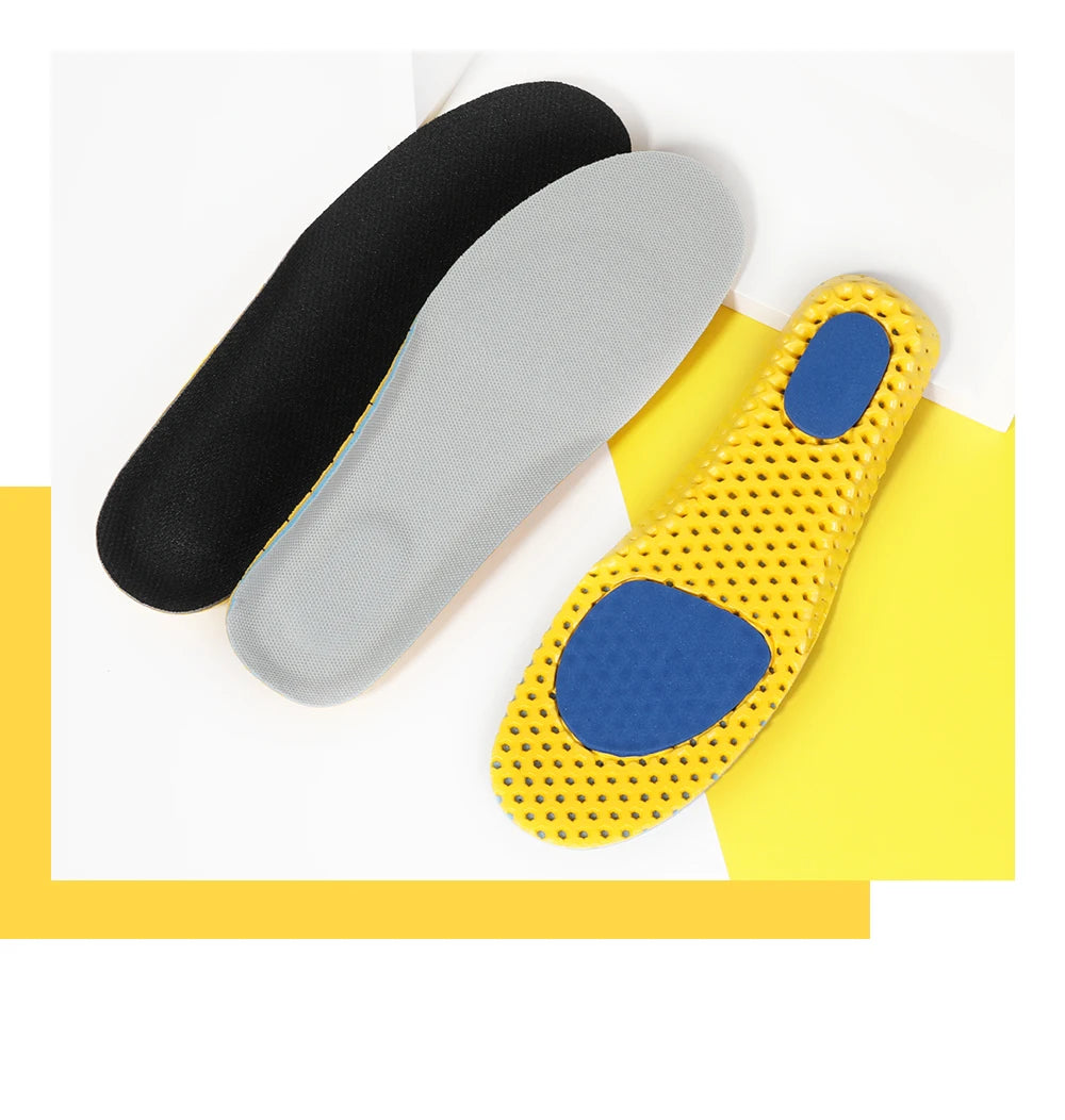 Memory Foam Insoles For Shoes Sole Mesh Deodorant Breathable Cushion Running Insoles For Feet Man Women Orthopedic Insoles
