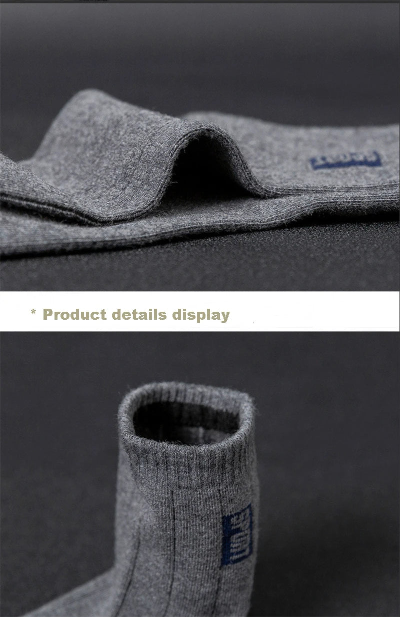 20Pcs=10Pairs High Quality Men Socks Cotton Breathable Sweat-Absorbent Middle Tuble Black Socks Deodorant Business Men Gift Sock