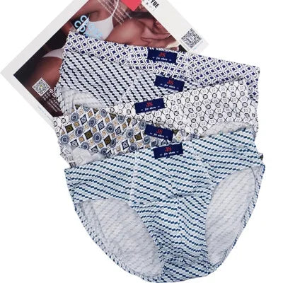 New 5Pcs/Lot Free Shipping Cheapest 100% Cotton Mens Briefs Plus Size Men Underwear Panties 4XL/5XL/6XL Men's Breathable Panties