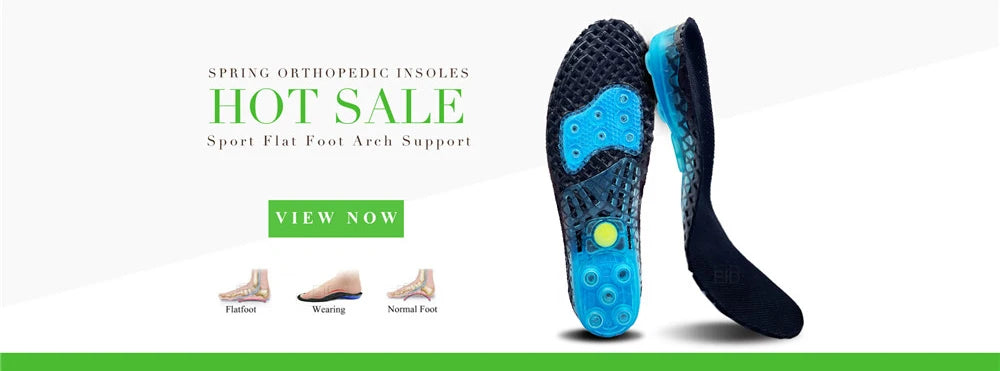 Flat Feet Template Arch Support Orthopedic Insoles,Plantar Fasciitis Heel Pain Orthotics Insoles Sneakers Shoe Inserts Men Women
