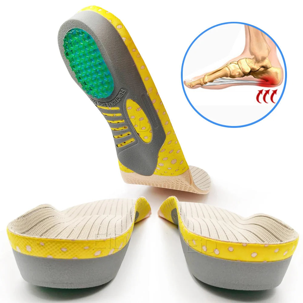 Flat Feet Template Arch Support Orthopedic Insoles,Plantar Fasciitis Heel Pain Orthotics Insoles Sneakers Shoe Inserts Men Women