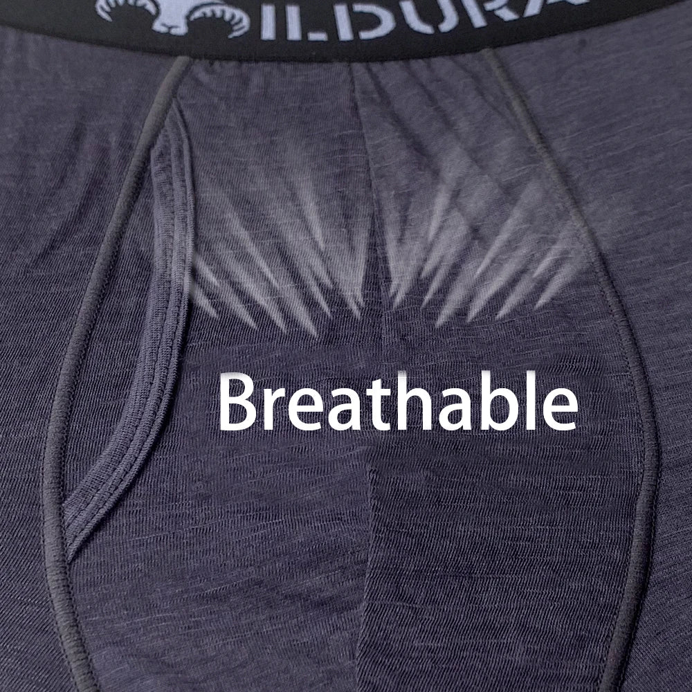 100% Merino Wool Boxer Briefs Men Underwear Merino Wool Boxer Underpants Men Boxer Brief Moisture Wicking Breathable Soft 180G