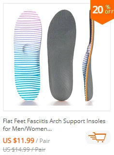 Plantar Fasciitis Orthopedic Sport Insole Men Women Sneaker Flat Feet High Arch Support Orthotic Insoles Plantillas Insert Sole