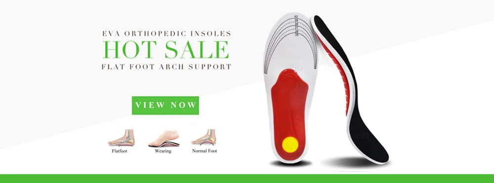 Flat Feet Template Arch Support Orthopedic Insoles,Plantar Fasciitis Heel Pain Orthotics Insoles Sneakers Shoe Inserts Men Women