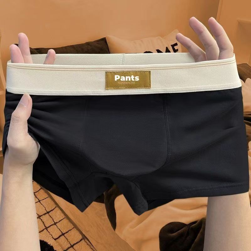 4 pcs Men Underwear Cotton BoxerShorts Hombre Panties Man Breathable Underpants Sexy Sports Comfort Male Boxers Large Size L-7XL