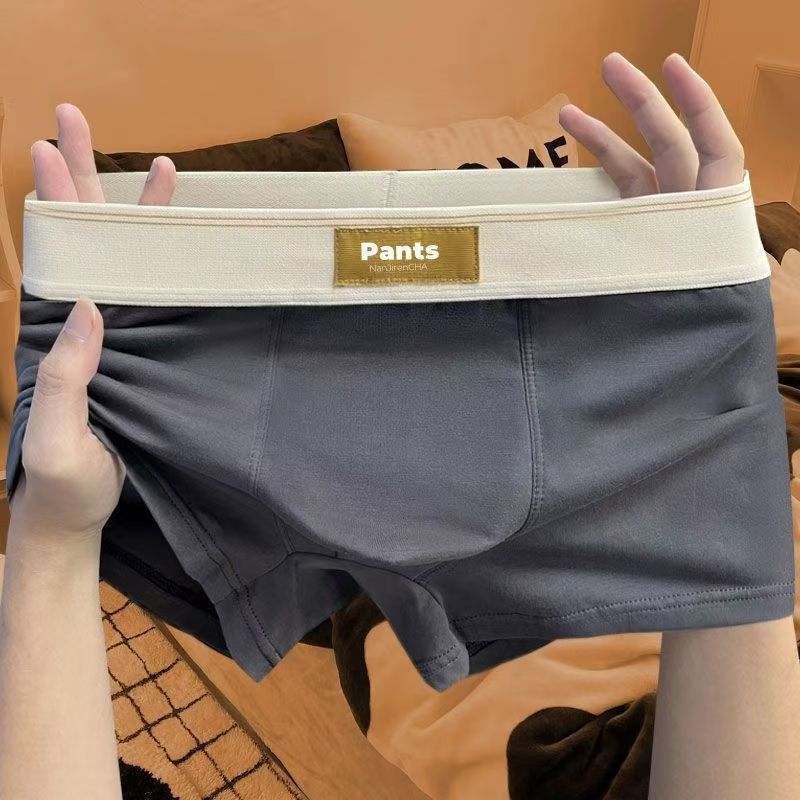 4 pcs Men Underwear Cotton BoxerShorts Hombre Panties Man Breathable Underpants Sexy Sports Comfort Male Boxers Large Size L-7XL