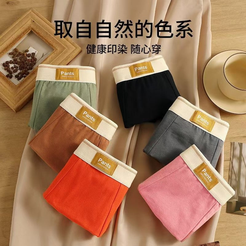 4 pcs Men Underwear Cotton BoxerShorts Hombre Panties Man Breathable Underpants Sexy Sports Comfort Male Boxers Large Size L-7XL