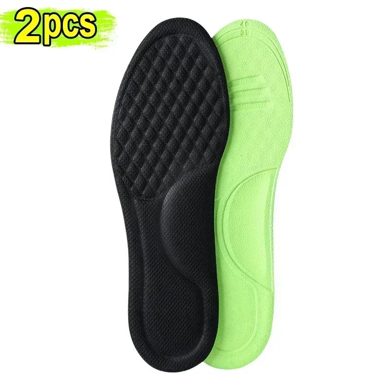 10pcs Unisex Memory Foam Orthopedic Insoles Deodorizing Insole Shoes Sports Absorbs Sweat Soft Antibacterial Shoe Accessories