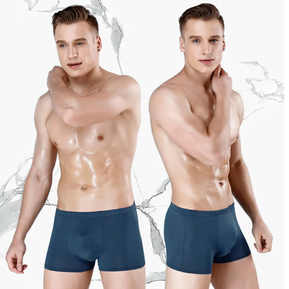 5 Packs Bamboo Boxers Man XL XXL XXXL XXXXL 5XL 6XL Plus Size Underwear Men Flat Feet Gym Shorts Panties Black Underpants Gifts