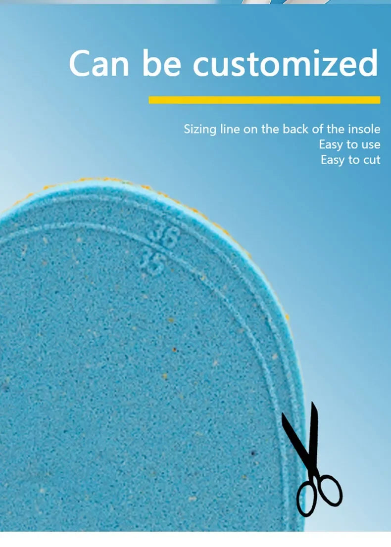 New Orthopedic Sports Insoles for Shoes Flat Foot Pad for Women Men Plantar Fasciitis Shoe Pads Running Accessories Arch Support