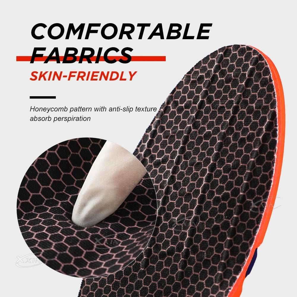 【Xxin】Arch Support Insole Poron Shock Absorption Flat Feet Shoe Pad Heel Pain Relief Size 35-48