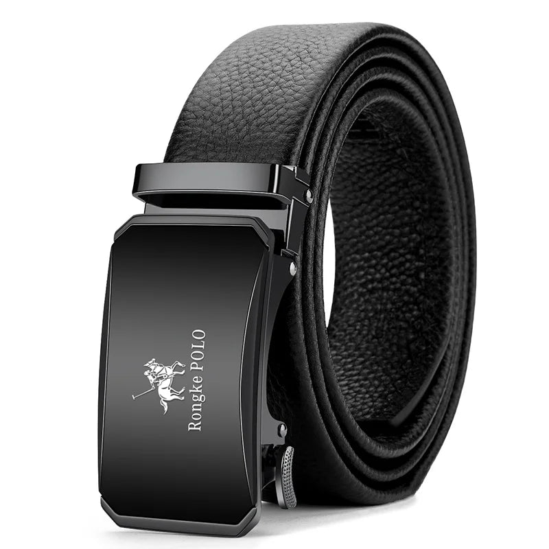 OYIFAN Men Belt Genuine Leather belt for men Alloy buckle ratchet belts Men Designer Belt Automatic belts 벨트