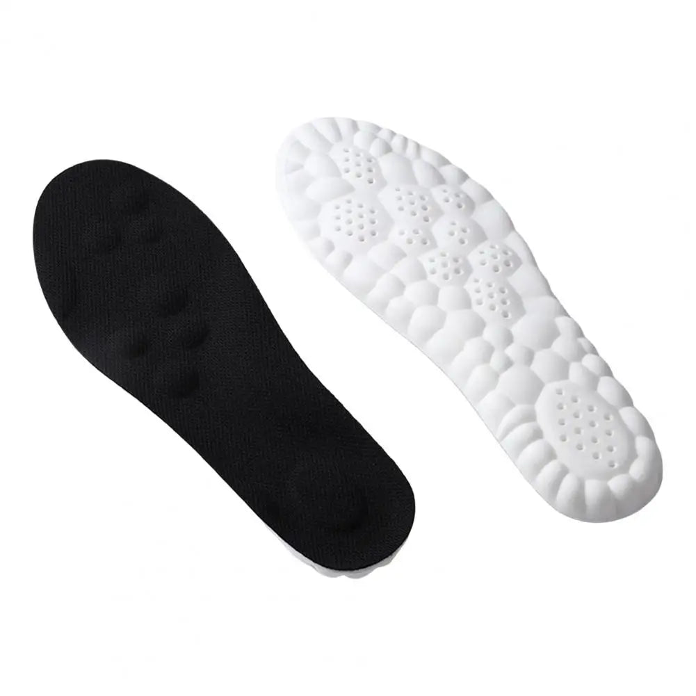 Memory Foam Insoles Cut to Fit Cloud Soles Breathable Inserts with Arch Support Shock-Absorbing Shoe Steppers for Sneakers
