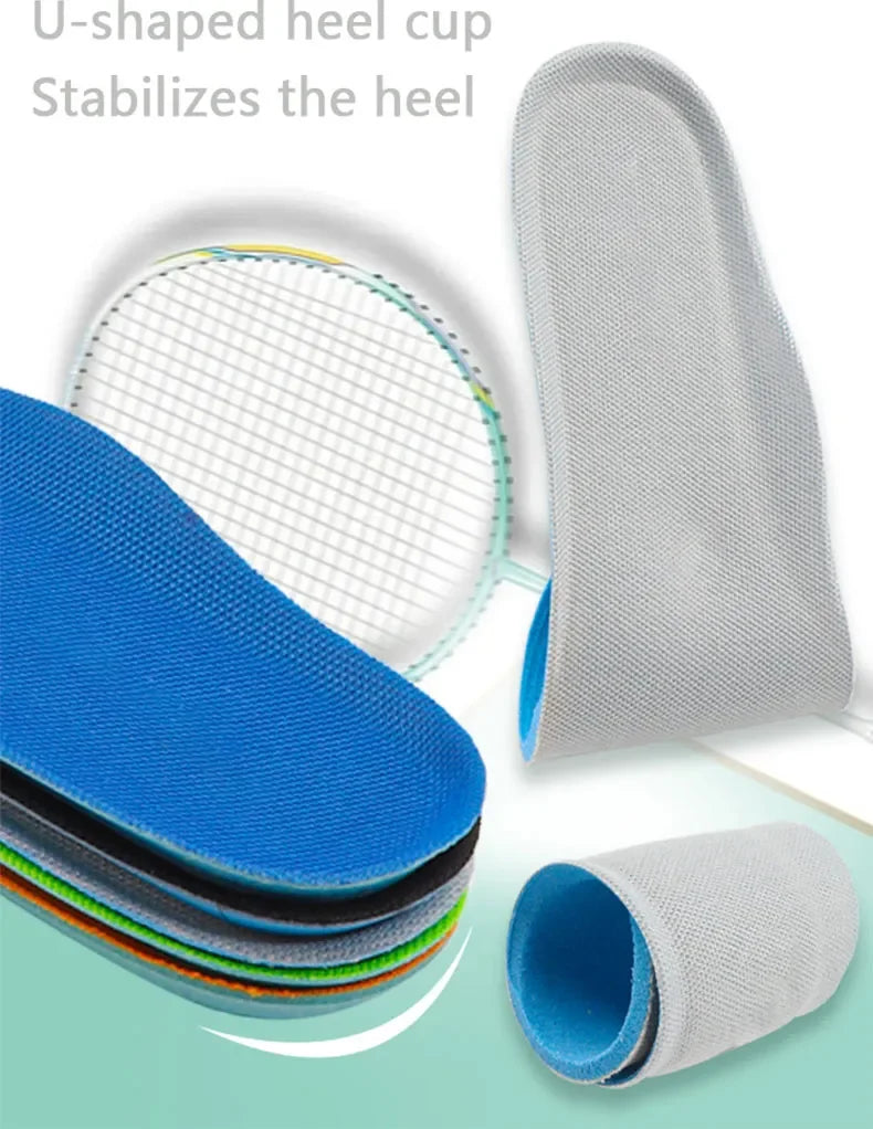 New Orthopedic Sports Insoles for Shoes Flat Foot Pad for Women Men Plantar Fasciitis Shoe Pads Running Accessories Arch Support