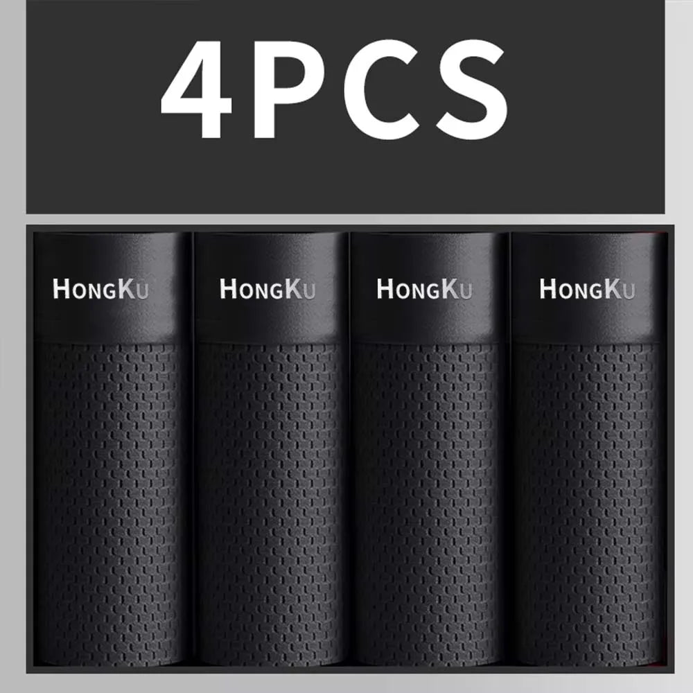 4/5 PCS Men's Panties Men Underwear Boxershorts Men Boxer Ropa Interior Hombre Calzoncillos Breathable Bamboo Hole Large Size