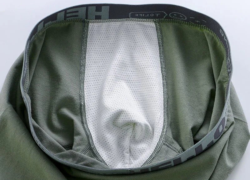 Men Panties Cotton BoxerShorts Man Underwear Mens Boxers Breathable U Convex Male Underpants Sexy Plus Size