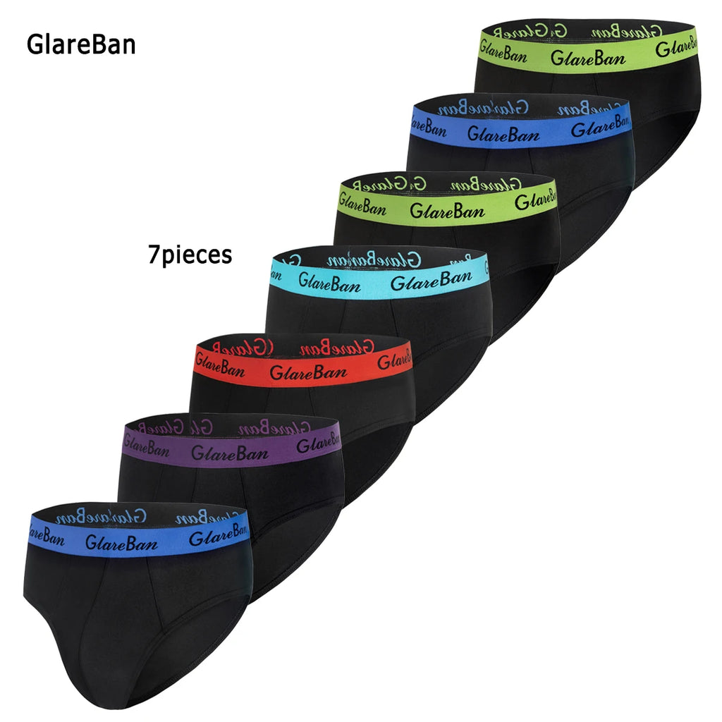 7pcs Pack Briefs Brand Boxer Fashion Style Men Panties Underwear Male And Underpants For Homme Luxury Set Shorts Box Slips