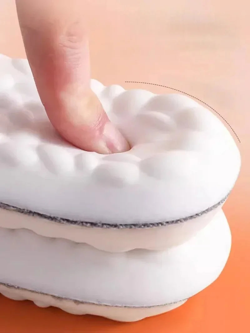 2PCS Soft Cashmere Snow Boots Padding Winter Warm Plush Insoles Women Men Thicken Thermal Shoe Pads Self Heated Sports Inserts