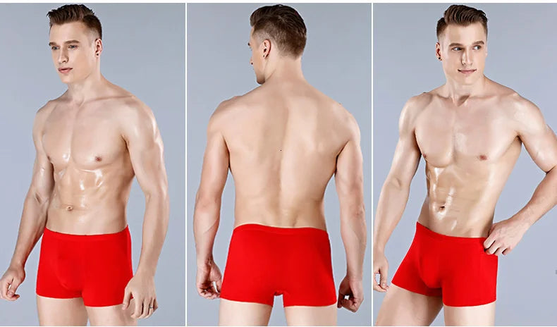 5 Packs Bamboo Boxers Man XL XXL XXXL XXXXL 5XL 6XL Plus Size Underwear Men Flat Feet Gym Shorts Panties Black Underpants Gifts