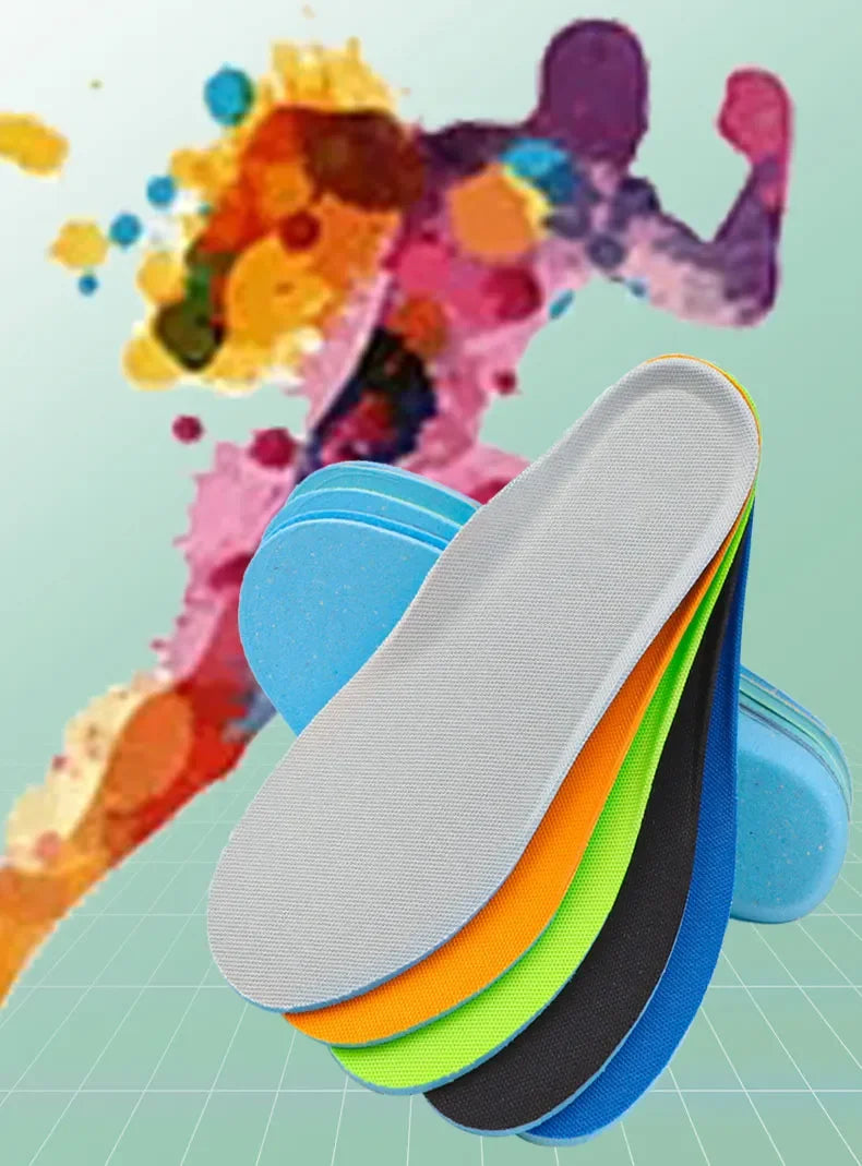 New Orthopedic Sports Insoles for Shoes Flat Foot Pad for Women Men Plantar Fasciitis Shoe Pads Running Accessories Arch Support