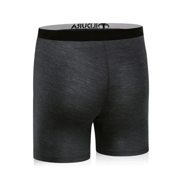 100% Merino Wool Boxer Briefs Men Underwear Merino Wool Boxer Underpants Men Boxer Brief Moisture Wicking Breathable Soft 180G