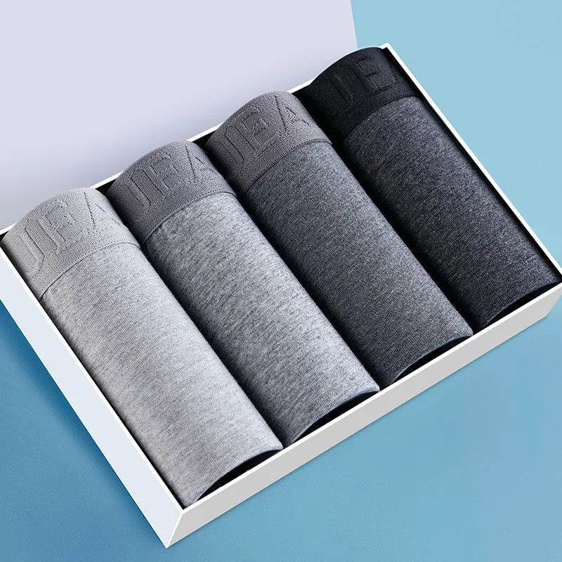 2/3/4/7 PCS Boxer Men's Panties Underpants Pure Cotton Male Comfortable Breathable Man Boxershorts Sexy  Underwear For Men L-5XL