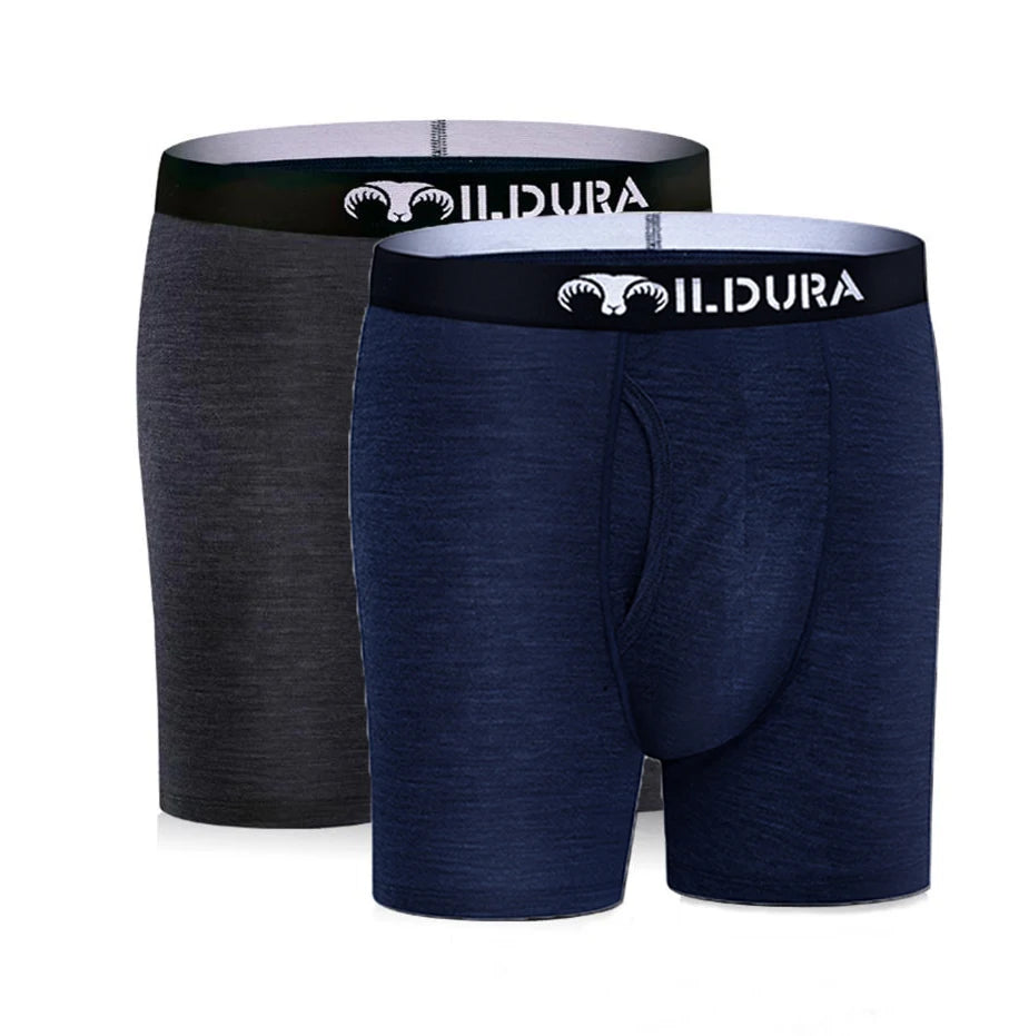 100% Merino Wool Boxer Briefs Men Underwear Merino Wool Boxer Underpants Men Boxer Brief Moisture Wicking Breathable Soft 180G