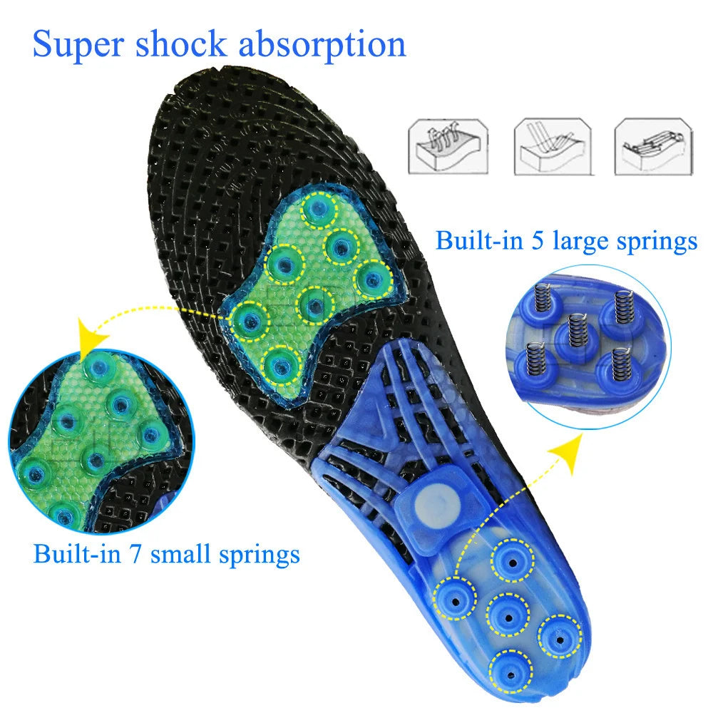 EVA Spring silicone orthopedic arch support Insoles inserts flat feet orthotic shoes sole insoles Plantar Fasciitis,foot care