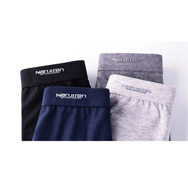 Plus Size Men Underwear Boxer Brand Man Underpants Solid Shorts Cotton Boxer Home Middle Male Boxer Shorts Sexy L-6xl