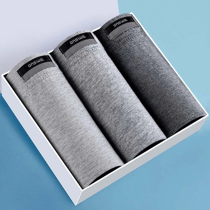 2/3/4/7 PCS Boxer Men's Panties Underpants Pure Cotton Male Comfortable Breathable Man Boxershorts Sexy  Underwear For Men L-5XL