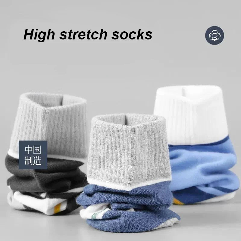 6Pairs Men Socks Breathable Cotton Sports Stockings Men Socks Comfortable Sweat Absorption Deodorant Business Sox High Quality