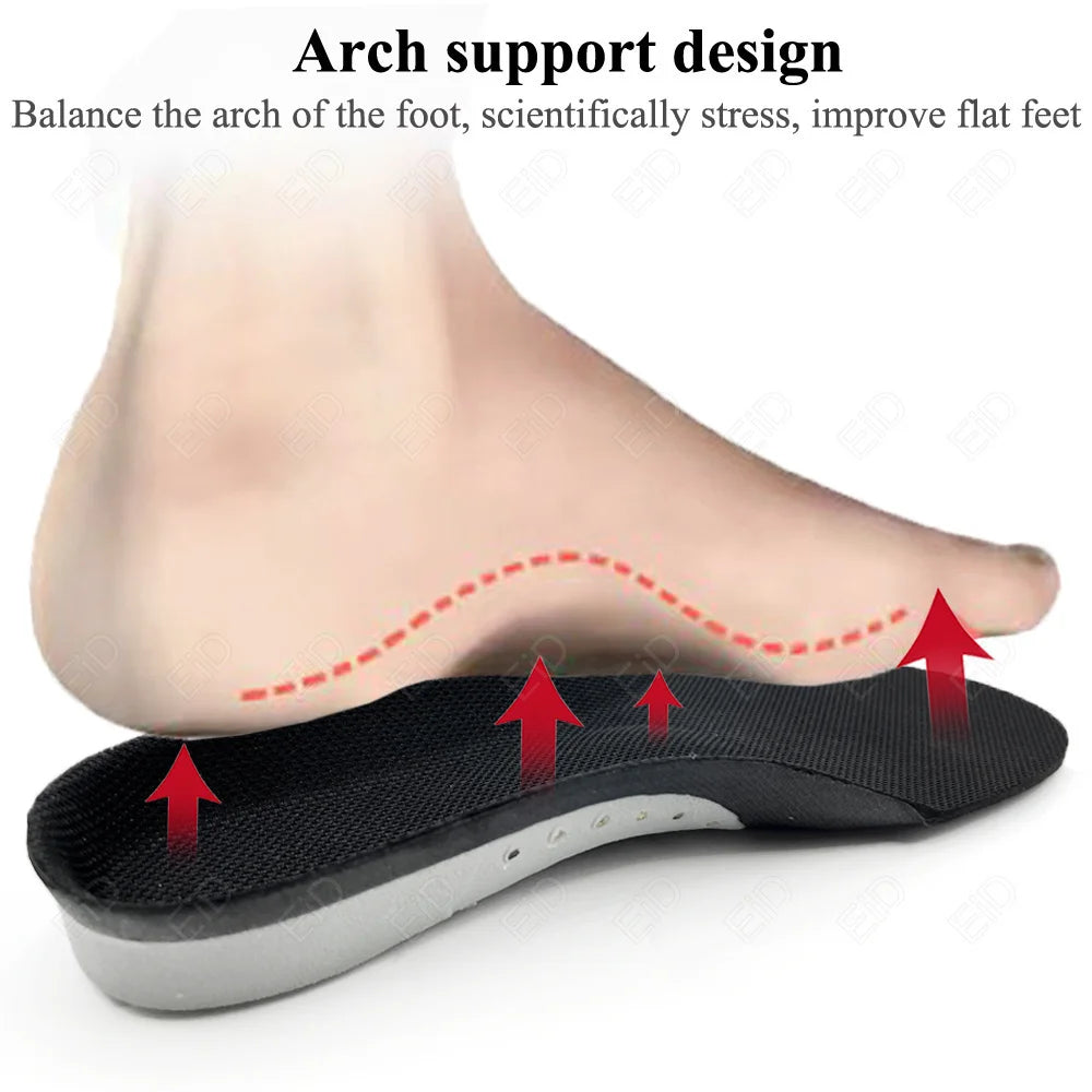 Flat Feet Template Arch Support Orthopedic Insoles,Plantar Fasciitis Heel Pain Orthotics Insoles Sneakers Shoe Inserts Men Women