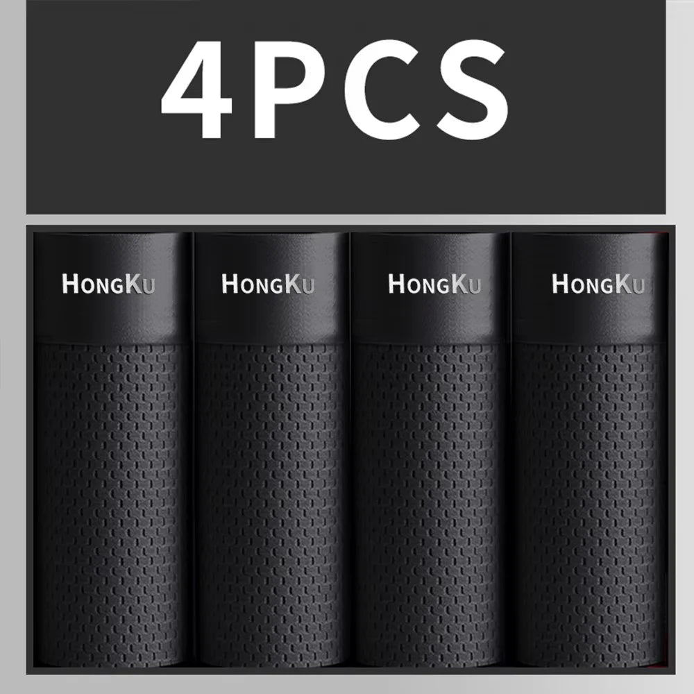 4/5 PCS Men's Panties Men Underwear Boxershorts Men Boxer Ropa Interior Hombre Calzoncillos Breathable Bamboo Hole Large Size