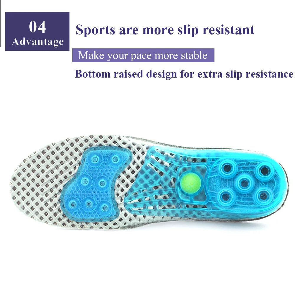 EVA Spring silicone orthopedic arch support Insoles inserts flat feet orthotic shoes sole insoles Plantar Fasciitis,foot care