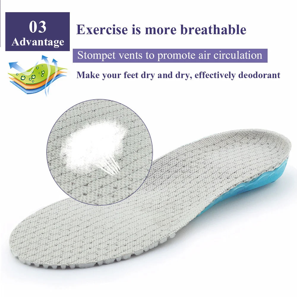 EVA Spring silicone orthopedic arch support Insoles inserts flat feet orthotic shoes sole insoles Plantar Fasciitis,foot care
