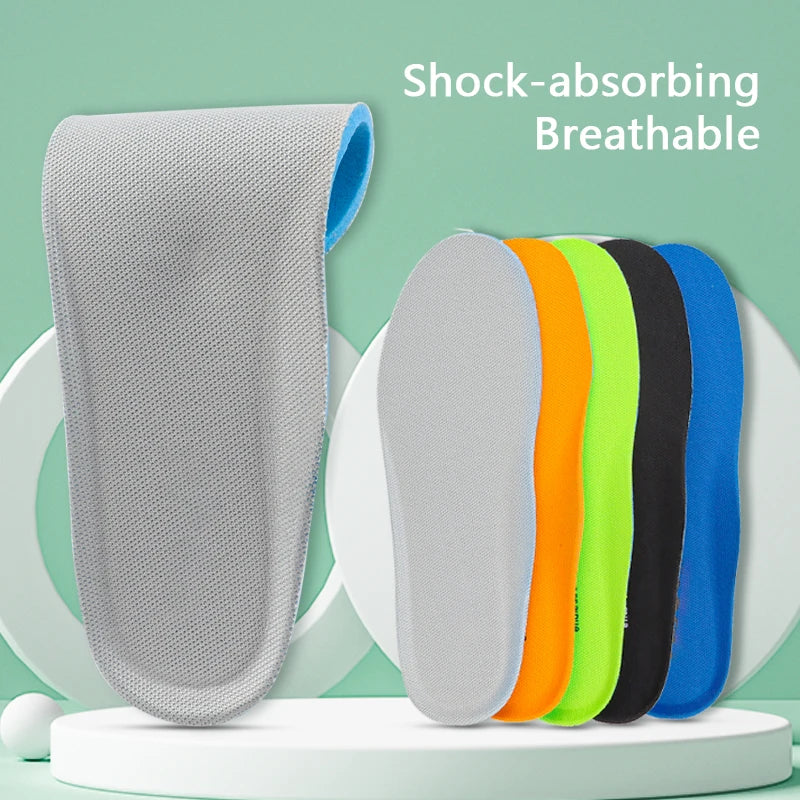 New Orthopedic Sports Insoles for Shoes Flat Foot Pad for Women Men Plantar Fasciitis Shoe Pads Running Accessories Arch Support