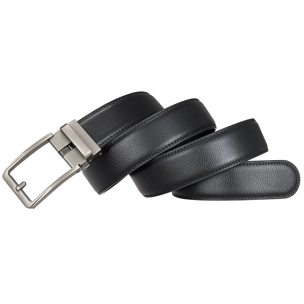 Click Belts for Men Luxury Brand Designer Fashion Automatic Buckle Genuine Leather Men's Jeans High Quality Waist Male Strap