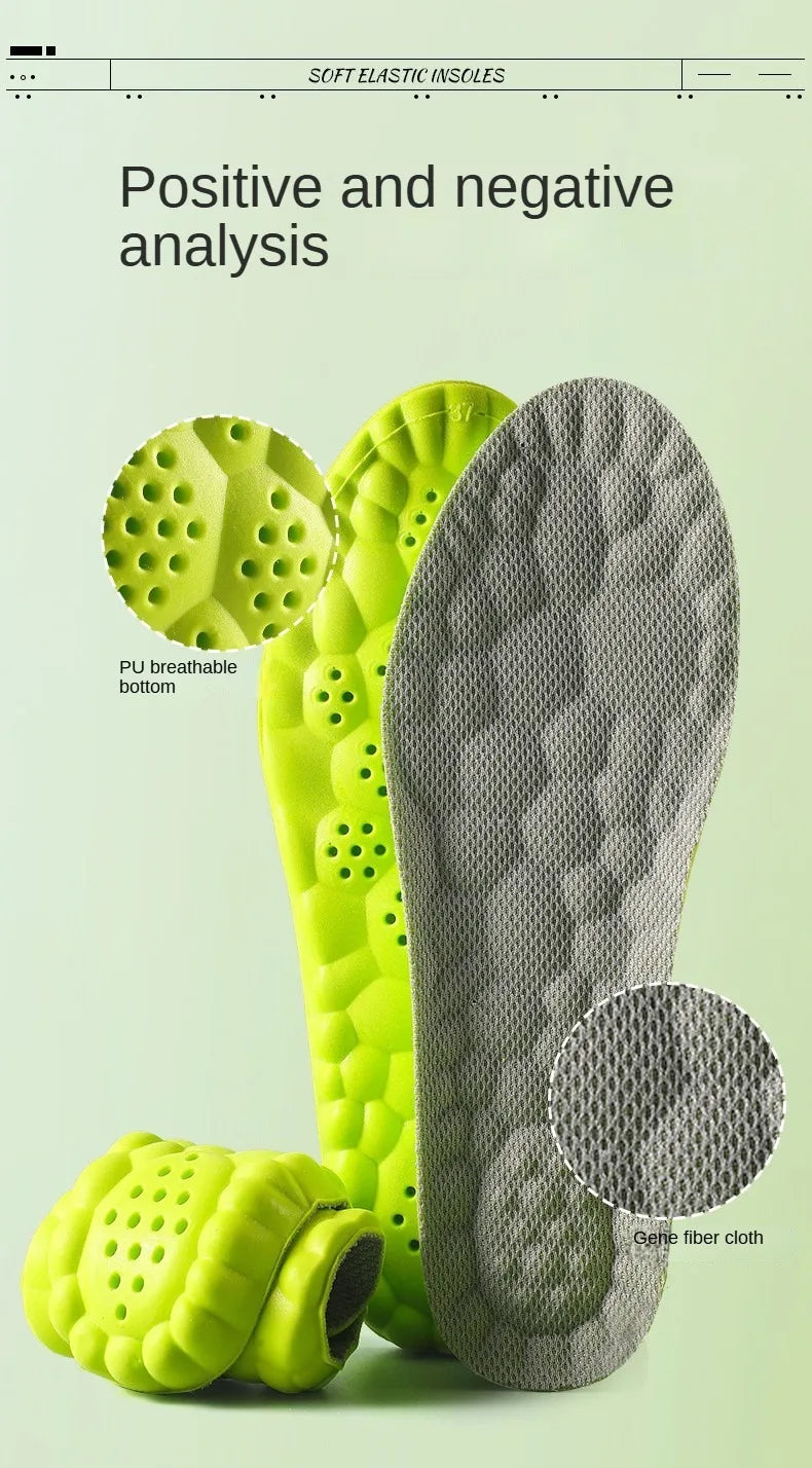 Orthopedic Memory Foam Sport Support Insert Feet Care Insoles for Shoes Men Women Orthotic Breathable Running Cushion Men Women