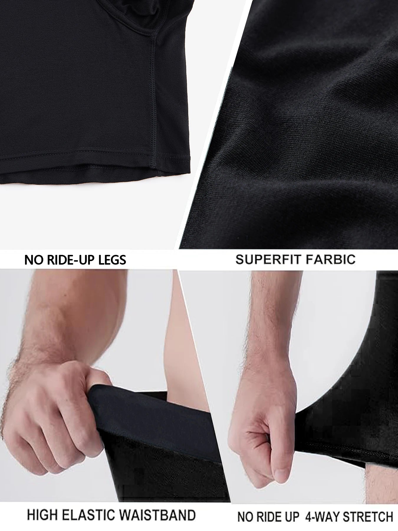 8-Pack Boxers Man Bamboo Fiber Men's panties Sexy Long Boxer Briefs Breathable and Soft Underwear for Men Plus Size S-XXL