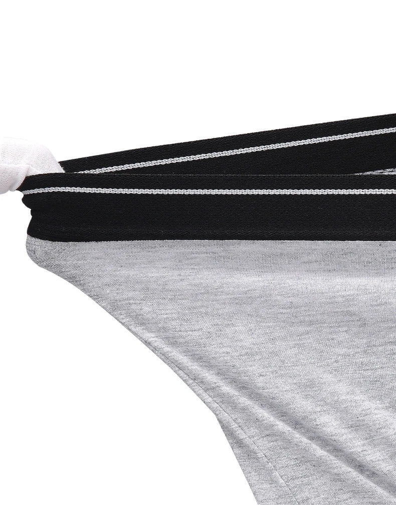 4pcs Men's Panties Sexy Shorts Cotton Underwear Male Breathable Boxers Solid Boxershorts Brand Underpants