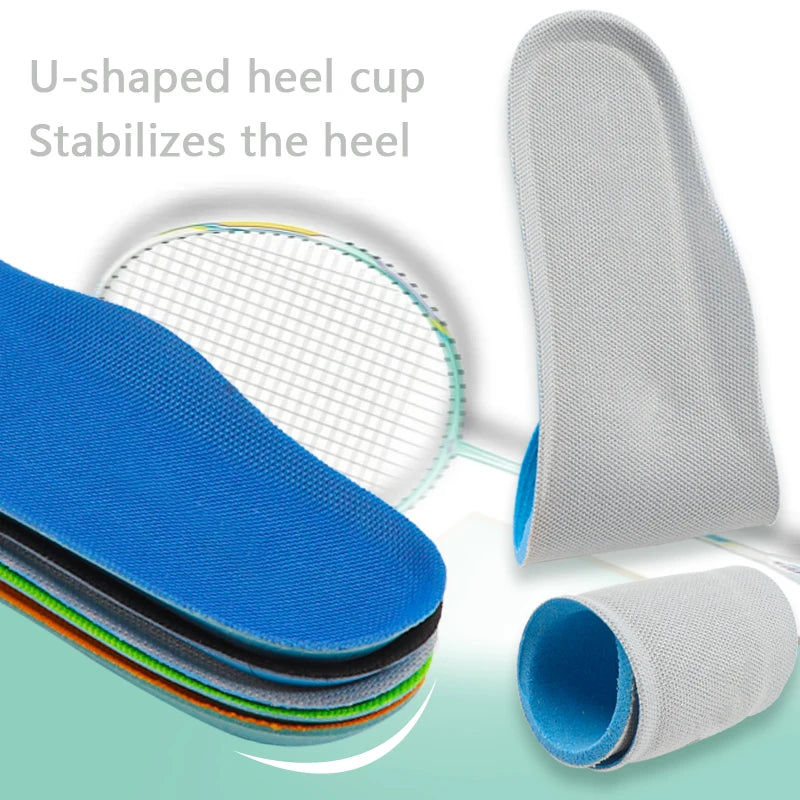New Orthopedic Sports Insoles for Shoes Flat Foot Pad for Women Men Plantar Fasciitis Shoe Pads Running Accessories Arch Support