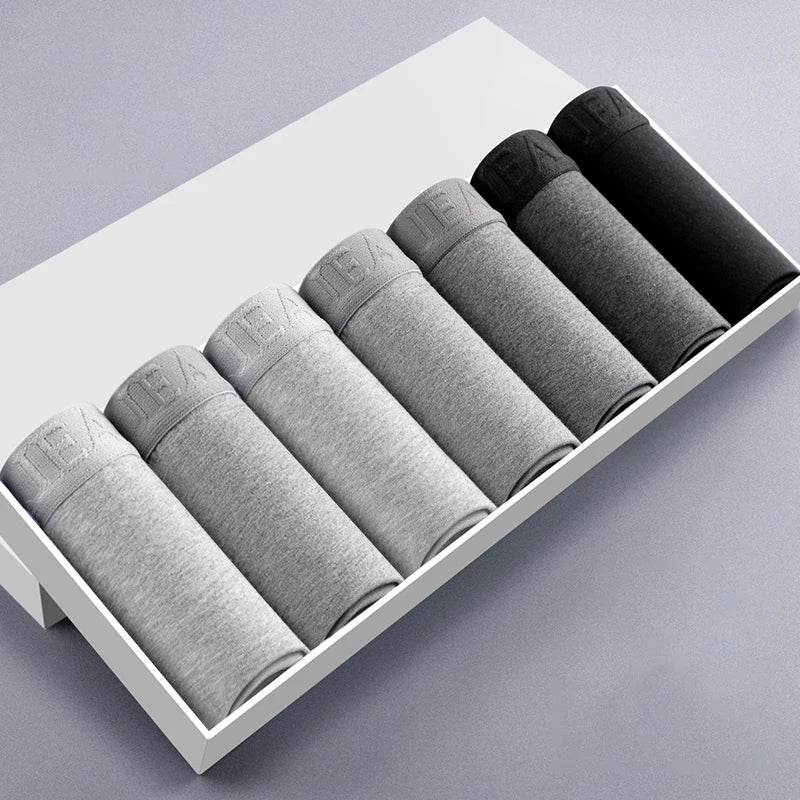 2/3/4/7 PCS Boxer Men's Panties Underpants Pure Cotton Male Comfortable Breathable Man Boxershorts Sexy  Underwear For Men L-5XL