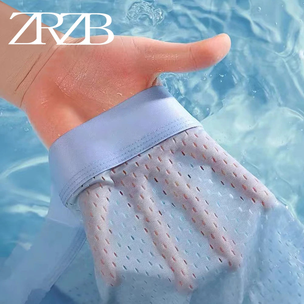 4/5 PCS Men's Panties Men Underwear Boxershorts Men Boxer Ropa Interior Hombre Calzoncillos Breathable Bamboo Hole Large Size