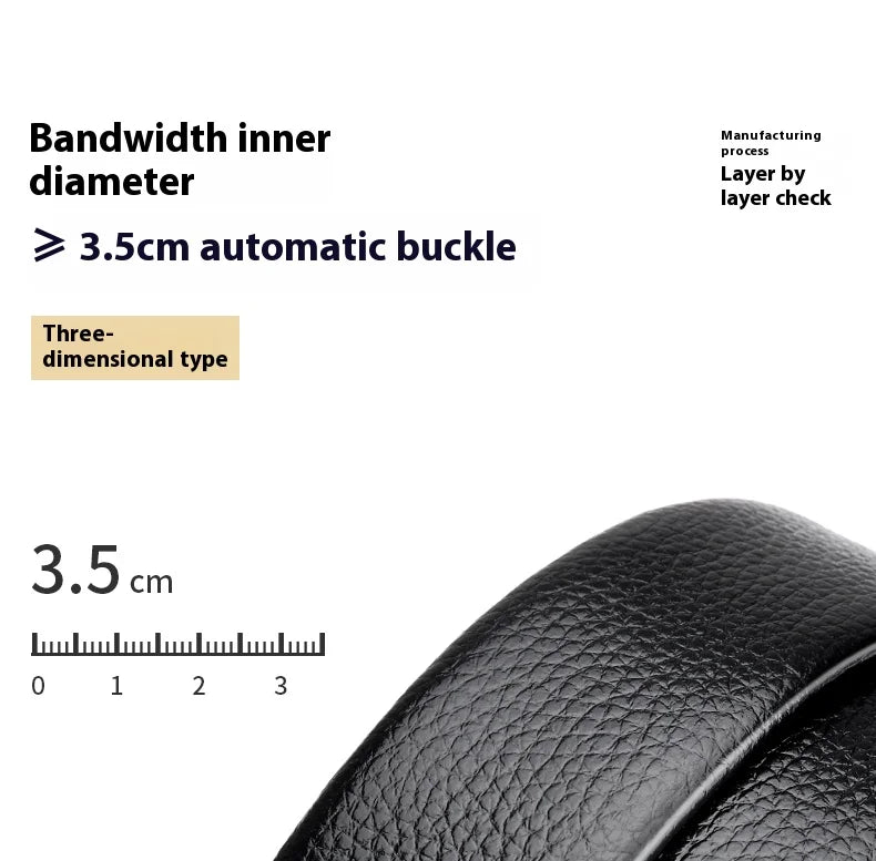 OYIFAN Men Belt Genuine Leather belt for men Alloy buckle ratchet belts Men Designer Belt Automatic belts 벨트