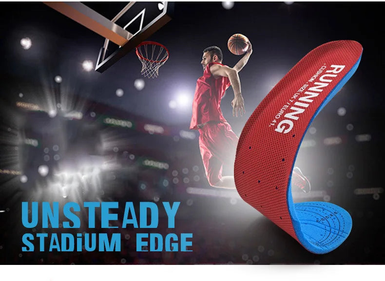 Shock Absorbing Insoles For Shoes Sole Mesh Deodorant Breathable Cushion Running Insoles For Feet Man Women Orthopedic Insoles