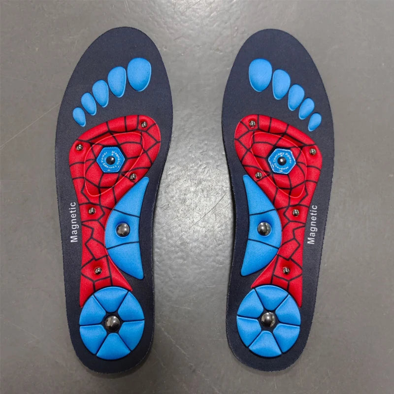 Magnetic Therapy Massage Insoles Men Foot Acupoint Massage Insoles Arch Support Orthopedic insole Comfort Shoe Pads 1Pair/2Pair