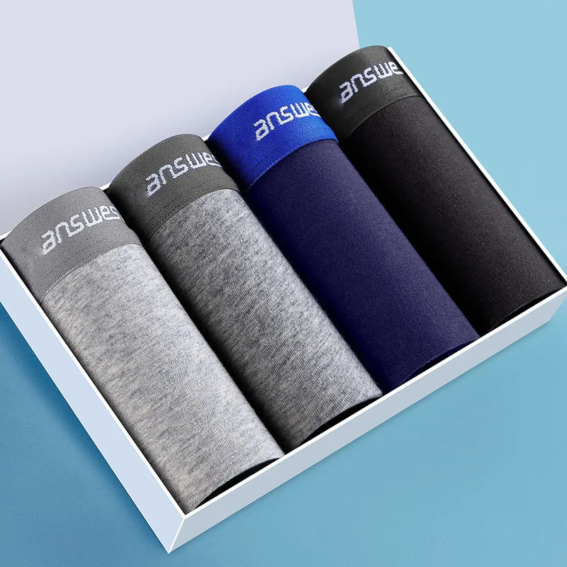 2/3/4/7 PCS Boxer Men's Panties Underpants Pure Cotton Male Comfortable Breathable Man Boxershorts Sexy  Underwear For Men L-5XL