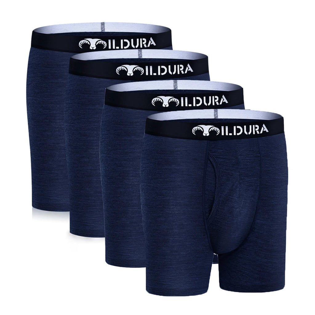 100% Merino Wool Boxer Briefs Men Underwear Merino Wool Boxer Underpants Men Boxer Brief Moisture Wicking Breathable Soft 180G